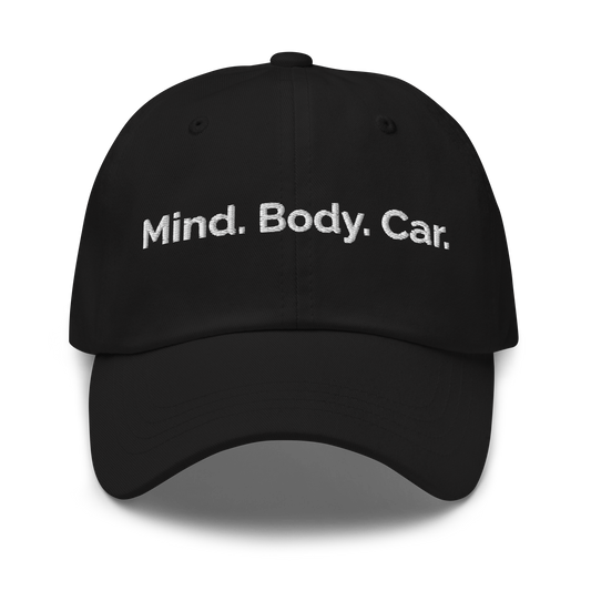 Mind. Body. Car.  Ball Cap