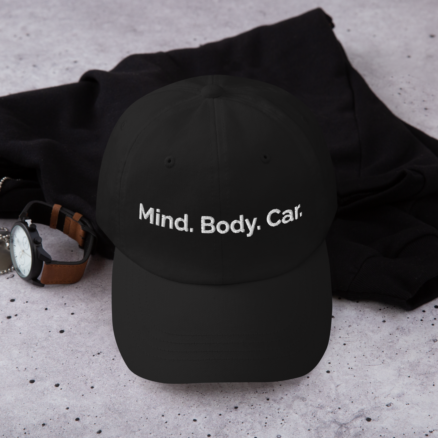 Mind. Body. Car.  Ball Cap